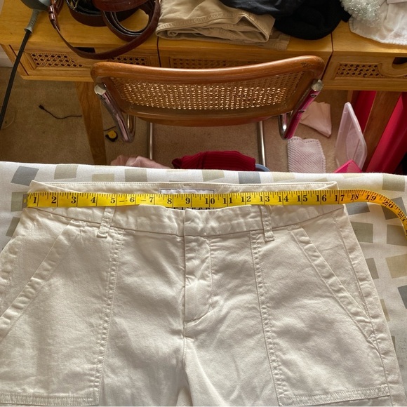 Frank & Eileen Blackrock Utility Pant Italian Peached Twill Chalk Size 10 - Picture 12 of 12